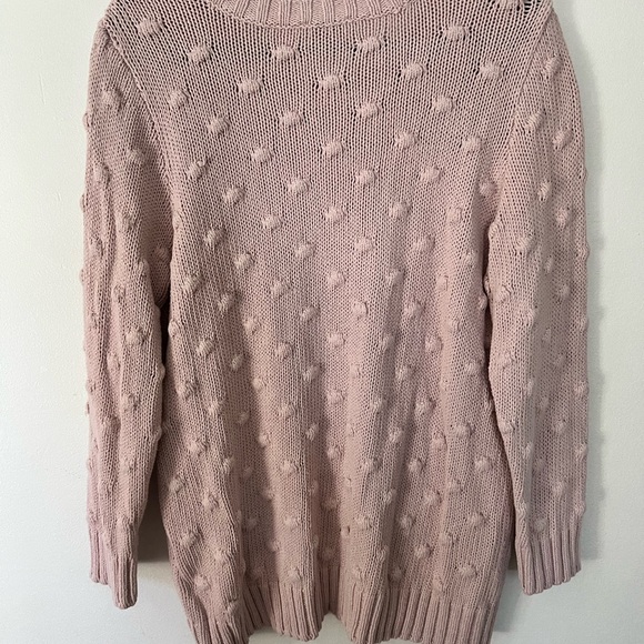 Vince Camuto Blush Textured Knit Sweater - Picture 1 of 3